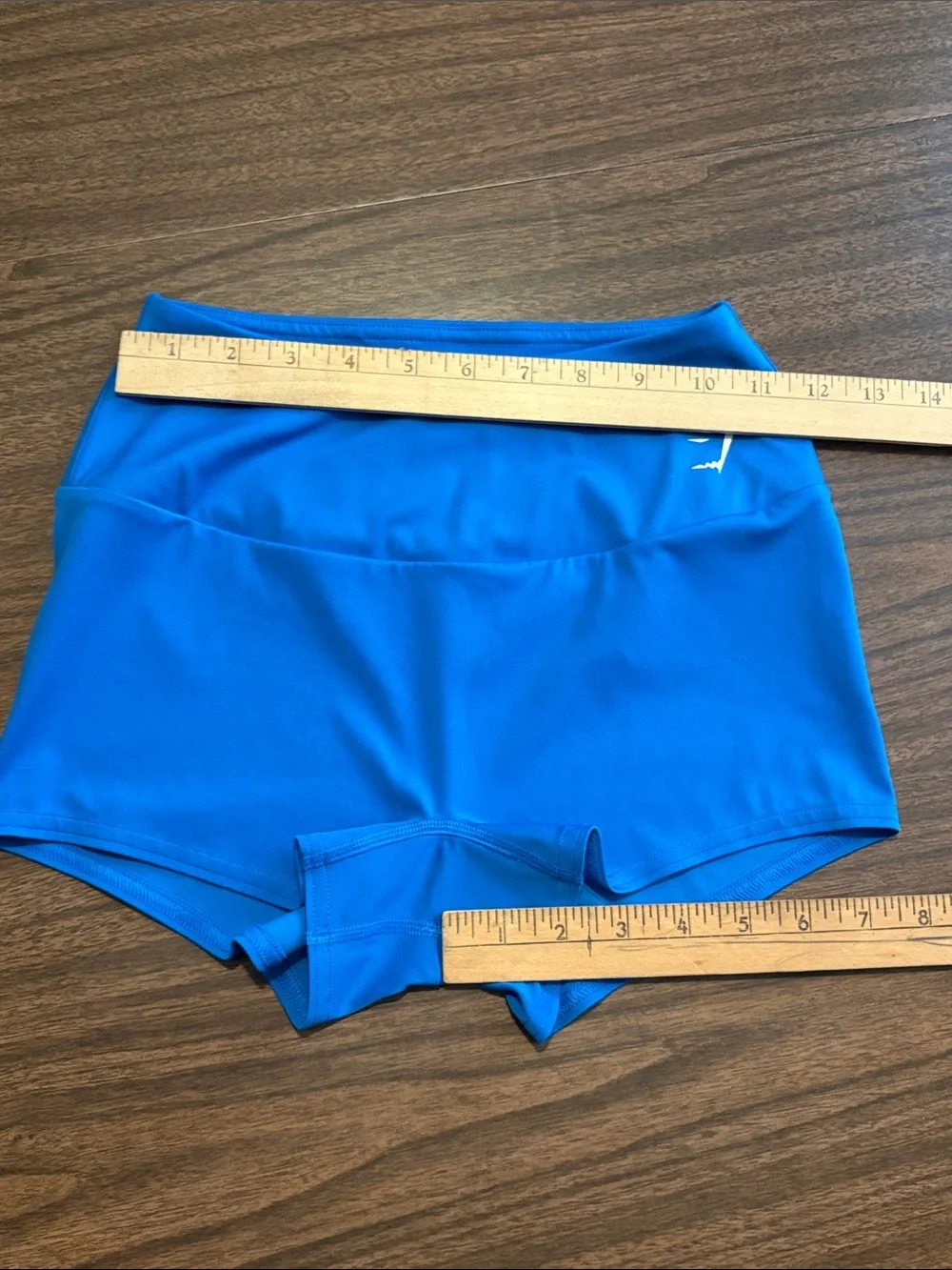 Gymshark Small Training Quad Shorts Royal Blue High Waist Athletic